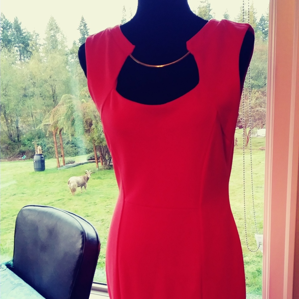 Sexy orange body con Jennifer Lopez dress 6